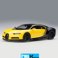 ماکت فلزی بوگاتی چیرون AUTOart 70994 Bugatti Chiron 2017 Yellow 1:18 Scale Model Car